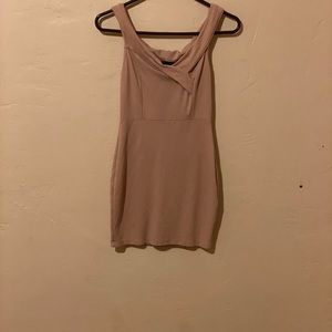 Off the shoulder Blush Mini dress